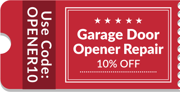 10% off Garage Door Opener Repair