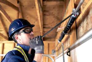 Garage door spring repair